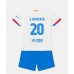 Billige Barcelona Sergi Roberto #20 Børnetøj Udebanetrøje til baby 2023-24 Kortærmet (+ korte bukser)